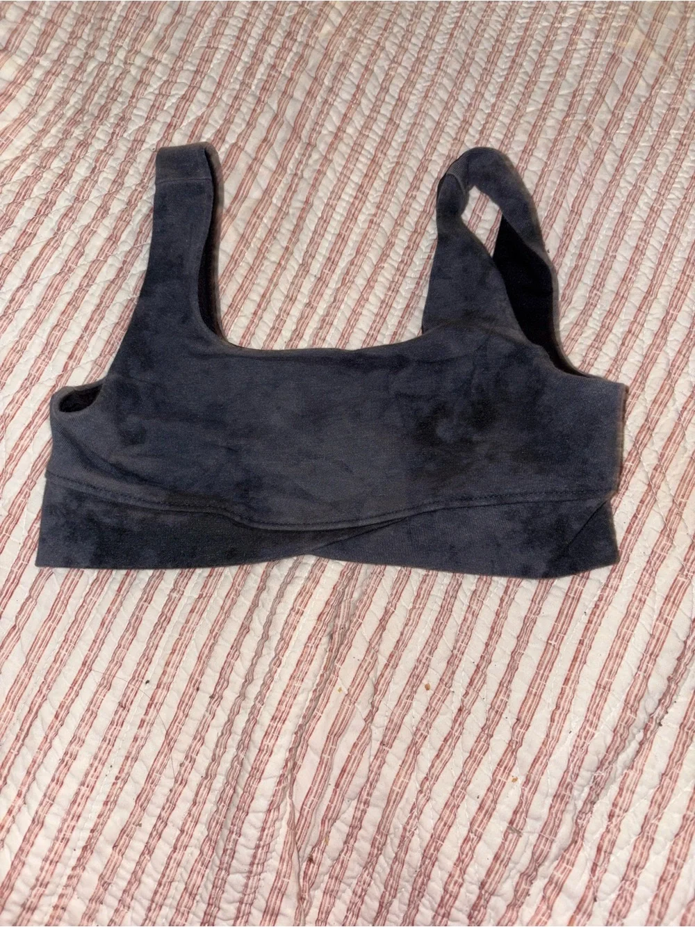 Old Navy Active Charcoal Grey Scoop-Back Sports Bra